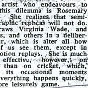 Rosemary Taylor - Article from The Sun, May 1976